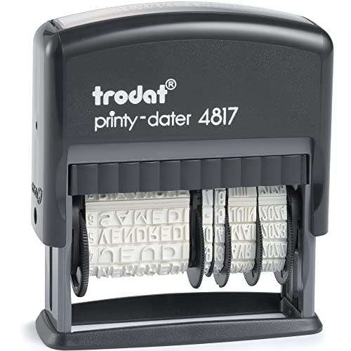 Trodat Datumstempel Stempel 4817A schwarz von Trodat