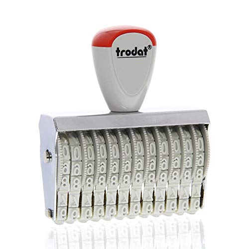 Trodat Dialer Druckplatte separatem 15512.0 Stempel weiß von Trodat