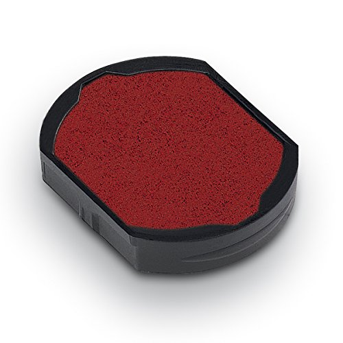 Trodat Ersatzkissen 6/46025 für Printy 46025 und 46125 – Stempelfarbe rot, 2er-Pack von Trodat