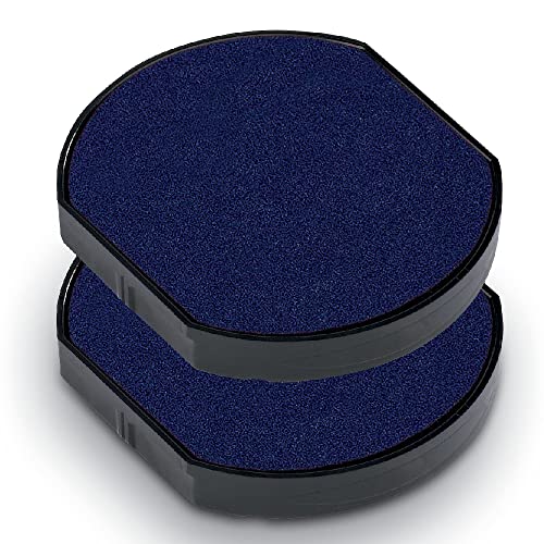 Trodat Ersatzkissen 6/46040 für Printy 46040 und 46140 – Stempelfarbe blau, 2er-Pack von Trodat