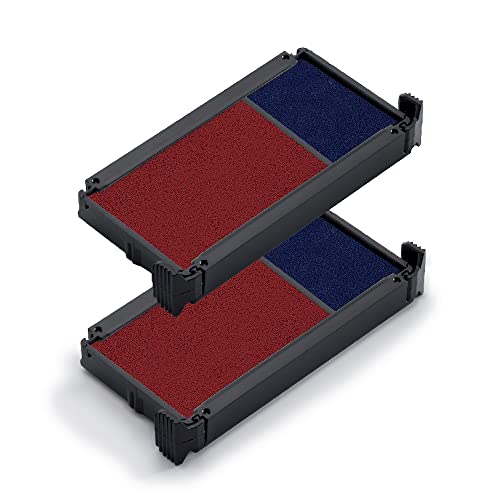 Trodat Ersatzkissen 6/4912/2 für den Office Printy Textstempel – Stempelfarbe blau-rot, 2er-Pack, 312660, 5.6 x 2.8 x 1 cm Trodat Ersatzkissen 6/4912/2 für den Office Printy Textstempel – Stempelfarbe blau-rot, 2er-Pack, 312660, 5.6 x 2.8 x 1 cm von Trodat