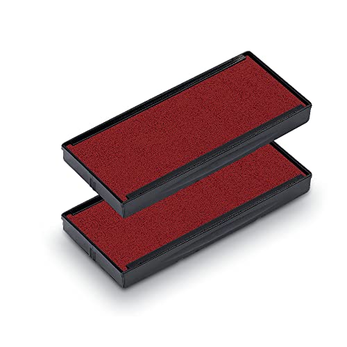 Trodat Ersatzkissen 6/4931 für Printy 4931, 4931 Typo und 4731 – Stempelfarbe rot, 2er-Pack von Trodat