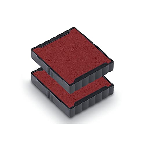 Trodat Ersatzkissen 6/4933 für Printy 4933 – Stempelfarbe rot, 2er-Pack von Trodat