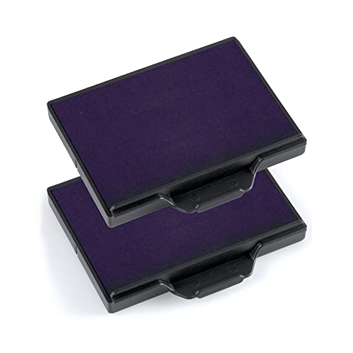 Trodat Ersatzkissen 6/58 für Professional 5208, 5480, 5274, 5474, 55418, 55512 und 5485 – Farbe Violett, 2er-Pack von Trodat
