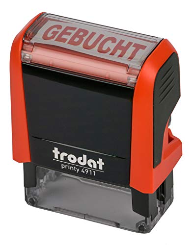 Trodat Printy 4911 feuerrot GEBUCHT ROT von Trodat