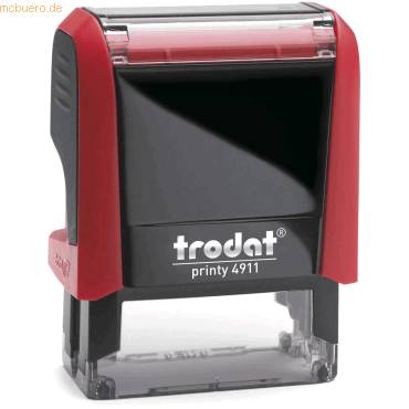 Trodat Textstempel mit Gutschein Trodat 4911 4-zeilig rot Trodat Textstempel mit Gutschein Trodat 4911 4-zeilig rot von Trodat