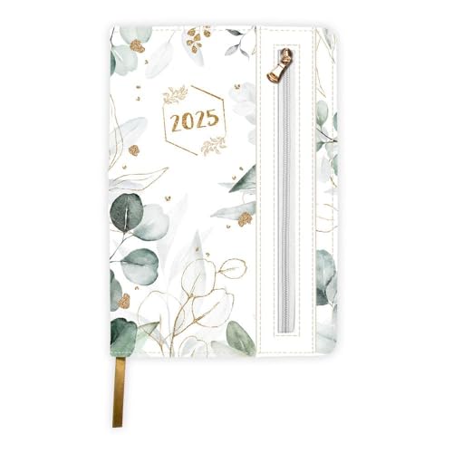 Trötsch Wochenplaner A5 mit Tasche Flowers white 2025: Wochenterminer Trötsch Wochenplaner A5 mit Tasche Flowers white 2025: Wochenterminer von Trötsch Verlag GmbH & Co. KG