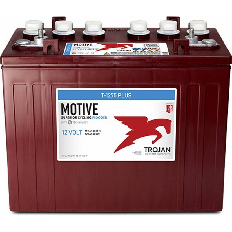 Traktionsbatterie Trojan T-1275 Plus 12V 150Ah Deep Cycle ELPT-Anschluss von Trojan