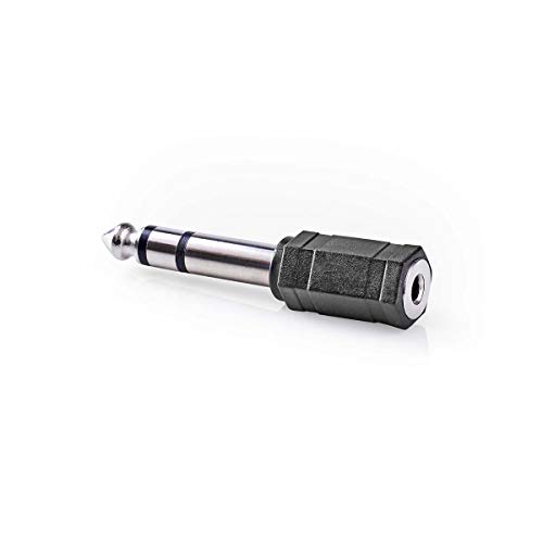 TronicXL 10 Stück Klinke Stecker Adapter 6,35mm - 3,5mm Buchse Kupplung Klinkenadapter Aux Audio für Klinkenkabel Klinkenstecker Klinkenbuchse Klinkenkupplung HiFi Stereo Kabel Plug Audioadapter von TronicXL