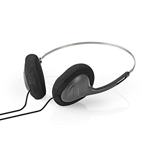 TronicXL 10 Stück Leichtgewicht Kopfhörer 3,5mm Klinke Stecker Kopfbügel OnEar On Ear mit Kabel für HiFi TV Radio MP3 MP4 Computer Musik Kabelgebunden Leichtbau Lightweight von TronicXL