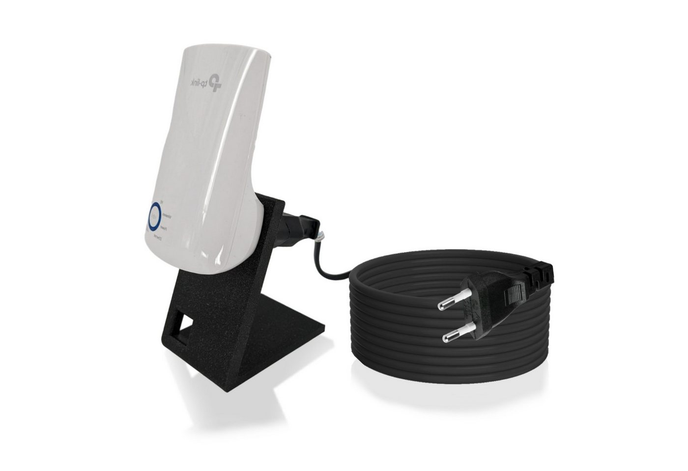 TronicXL 2m Verlängerung Kabel + Ständer für Repeater TP-Link Halterung WLan Halterung von TronicXL