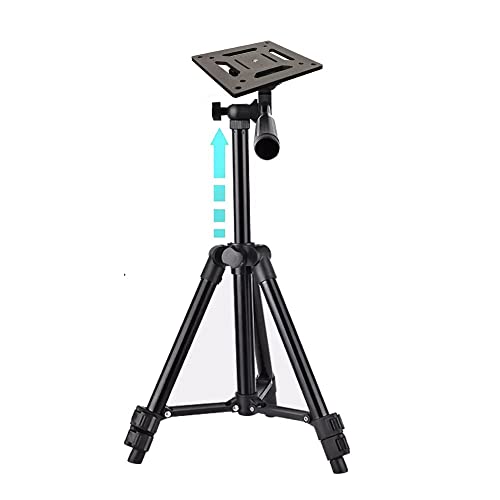 TronicXL 30-63cm Tripod Ständer Stativ mit Mini Adapter Platte für Projektor Beamer Lautsprecher Box Flutlicht Spot Montage Halterung Boxen 60cm von TronicXL