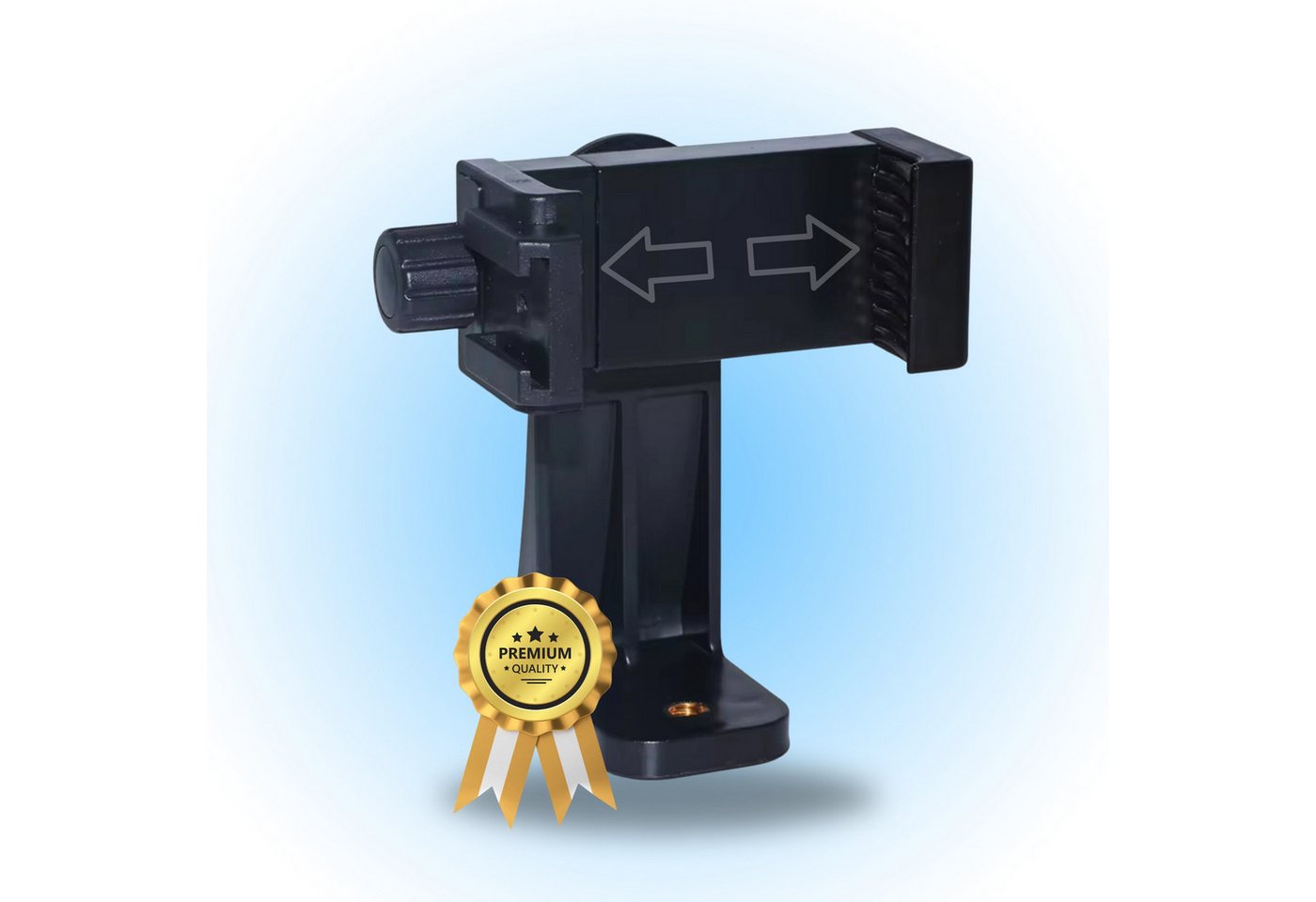 TronicXL 360° Smartphone Adapter Kaltschuh ColdShoe Stativ Halterung drehbar Smartphone-Halterung, (1-tlg., drehbar, waagrecht, senkrecht) von TronicXL