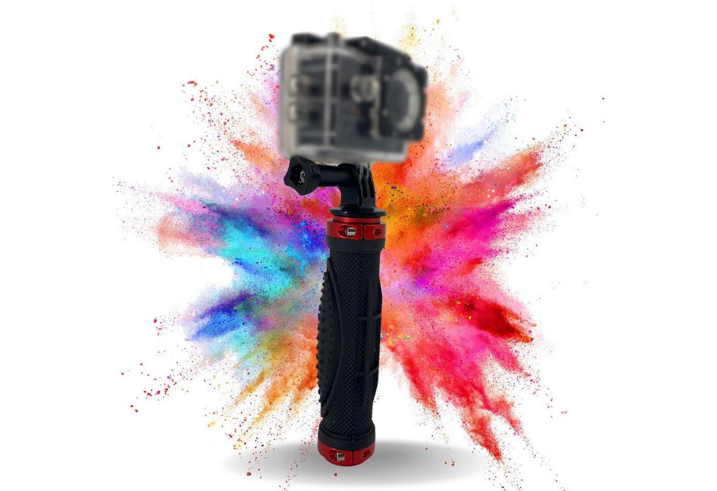TronicXL Actioncam Handgriff Griff für DJI Osmo GoPro Hero Hero+ Session Action Actioncam Zubehör (Session Action Cam Kamera Halterung Actionkamera) von TronicXL