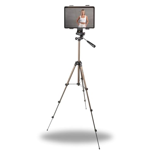 TronicXL Kamerastativ Tablet Stativ Ständer 105cm für Tablets 7-10 Zoll kompatibel mit iPad mini Air 1 2 Samsung Android Kamera Tripod Dreibein mit Panoramakopf und Wasserwaage TronicXL Kamerastativ Tablet Stativ Ständer 105cm für Tablets 7-10 Zoll kompatibel mit iPad mini Air 1 2 Samsung Android Kamera Tripod Dreibein mit Panoramakopf und Wasserwaage von TronicXL
