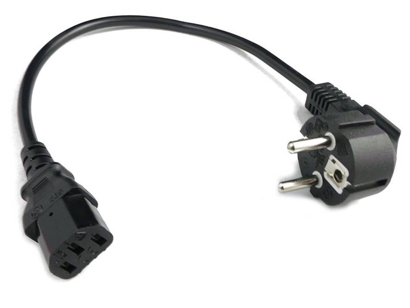 TronicXL Kurzes Stromkabel Kaltgerätekabel kurz PC Computer Monitor Drucker Stromkabel von TronicXL