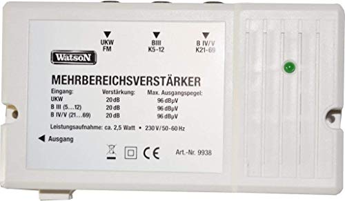 TronicXL Mehrbereichsverstärker Verstärker DVB-T DVB-T2 BK Antennenverstärker Kabelfernsehen 20 dB DIGITAL Full HD CATV zb kompatibel mit Unitymedia Vodafone PYUR 3D 4K Kabelfernseh TV DVBT2 DVB-C TronicXL Mehrbereichsverstärker Verstärker DVB-T DVB-T2 BK Antennenverstärker Kabelfernsehen 20 dB DIGITAL Full HD CATV zb kompatibel mit Unitymedia Vodafone PYUR 3D 4K Kabelfernseh TV DVBT2 DVB-C von TronicXL