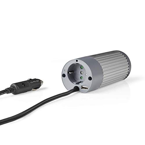 TronicXL Profi Wechselrichter 12V 230V 100W + USB Port Lade Buchse Spannungswandler Zigarettenanzünder Steckdose Adapter Konverter Converter Strom für KFZ Auto umwandeln modifizierte Sinuswelle von TronicXL