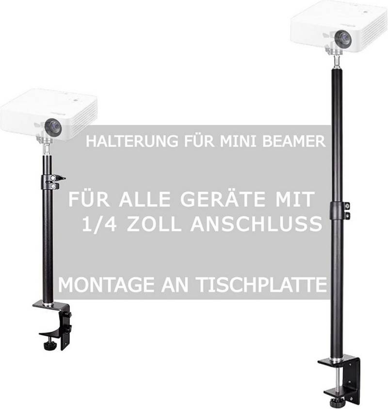 TronicXL Teleskop Tisch Ständer für Mini Beamer Halterung Anker Nebula Capsule Beamer-Wandhalterung von TronicXL