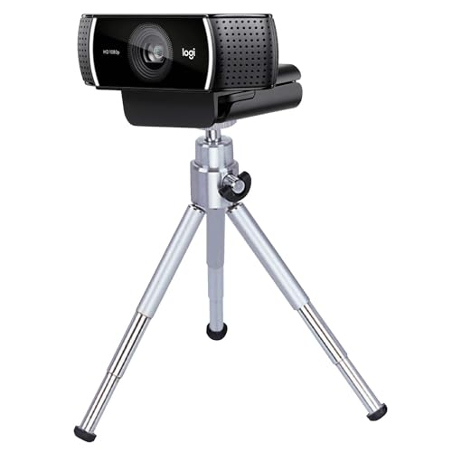 TronicXL Tripod 10W Stativ für Kamera Webcam kompatibel mit Logitech C920 Brio 4K C925e C922x C922 C930e C930 C615 Web Ersatzteil Zubehör Homeoffice Video AUKEY Microsoft LifeCam Studio Ständer von TronicXL