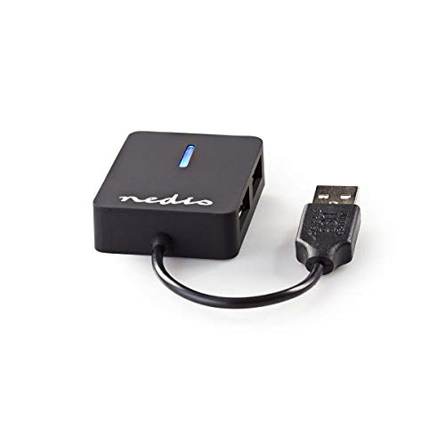 TronicXL USB-Hub | 4-Port | USB 2.0 Mini Verteiler kompakt Reise von TronicXL