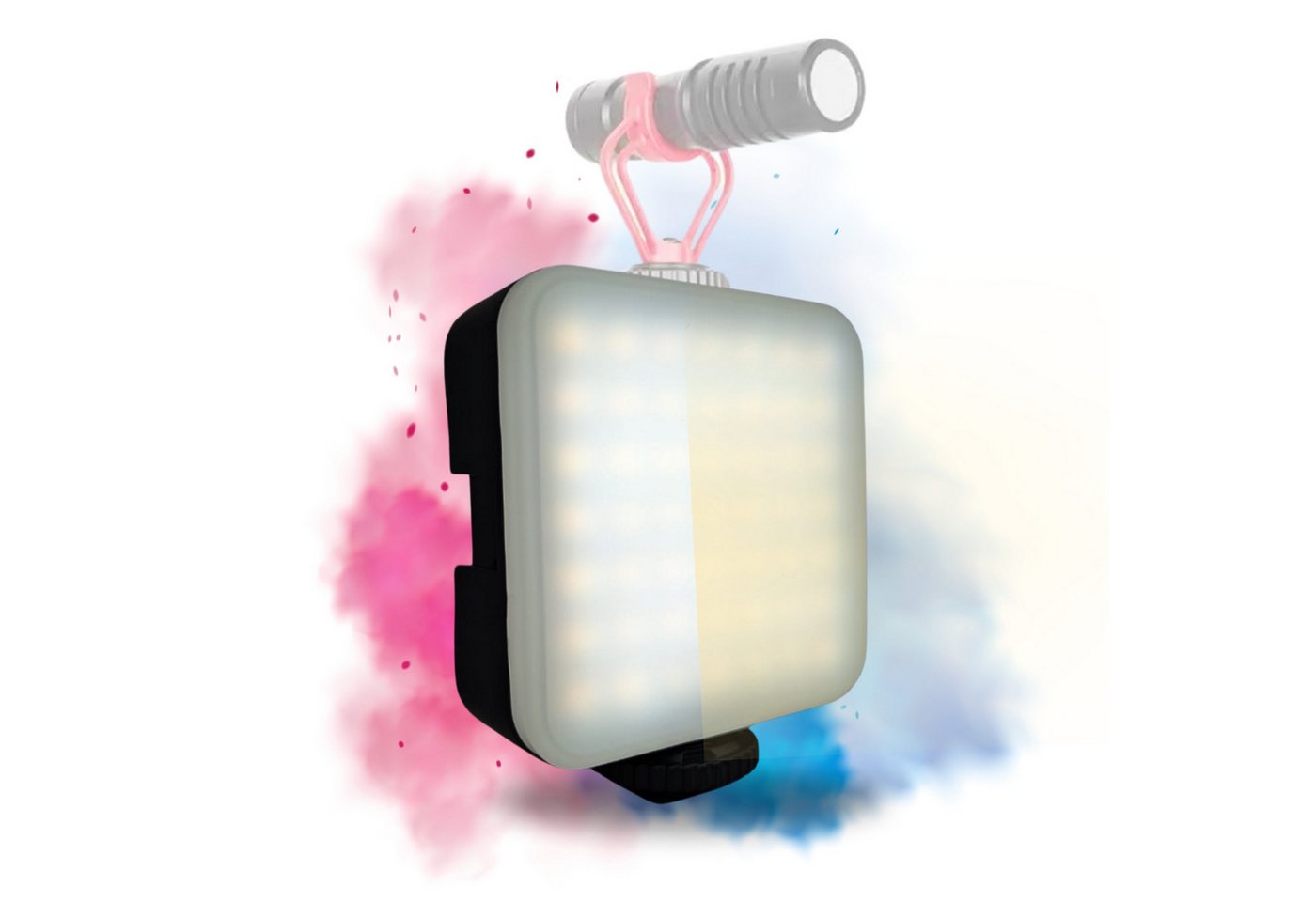 TronicXL Videoleuchte Foto Lampe LED Mini Selfie Licht Kamera Hot Shoe Cold 1/4" Videolampe, passt an Kameras, passt an Stative TronicXL Videoleuchte Foto Lampe LED Mini Selfie Licht Kamera Hot Shoe Cold 1/4" Videolampe, passt an Kameras, passt an Stative von TronicXL