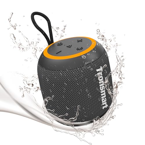 Tronsmart Portable Bluetooth Lautsprecher mit Lichtern, True Wireless Stereo Pairing und Enhanced Bass, 18H Spielzeit, IPX7 Waterproof Shower Speaker & Outdoor Lautsprecher Travel/Sport/Boat/Pool/Bike von Tronsmart