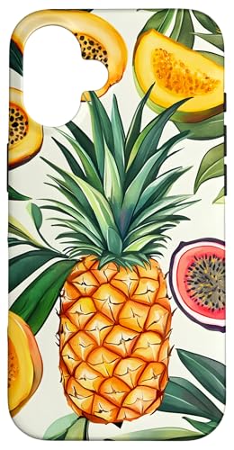 Ananas Sommer Natur Früchte Hülle für iPhone 16 Ananas Sommer Natur Früchte Hülle für iPhone 16 von Tropical Designs by Dennex
