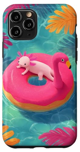 Axolotl Flamingo Sommerspaß Hülle für iPhone 11 Pro Axolotl Flamingo Sommerspaß Hülle für iPhone 11 Pro von Tropical Designs by Dennex