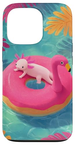 Axolotl Flamingo Sommerspaß Hülle für iPhone 13 Pro Axolotl Flamingo Sommerspaß Hülle für iPhone 13 Pro von Tropical Designs by Dennex