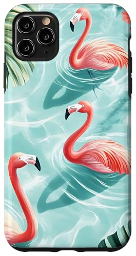 Flamingo, tropische Sommernatur Hülle für iPhone 11 Pro Max Flamingo, tropische Sommernatur Hülle für iPhone 11 Pro Max von Tropical Designs by Dennex