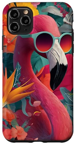 Flamingo Tropische Blumen Natur Hülle für iPhone 11 Pro Max Flamingo Tropische Blumen Natur Hülle für iPhone 11 Pro Max von Tropical Designs by Dennex