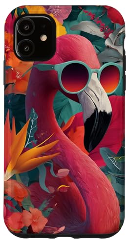 Flamingo Tropische Blumen Natur Hülle für iPhone 11 Flamingo Tropische Blumen Natur Hülle für iPhone 11 von Tropical Designs by Dennex