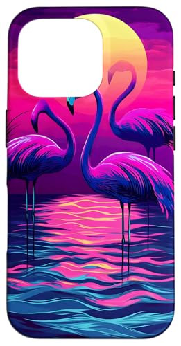 Flamingos Sonnenuntergang Natur Urlaub Hülle für iPhone 16 Pro Flamingos Sonnenuntergang Natur Urlaub Hülle für iPhone 16 Pro von Tropical Designs by Dennex
