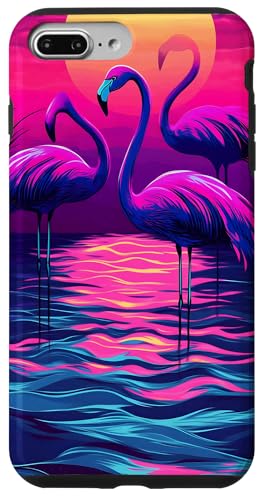 Flamingos Sonnenuntergang Natur Urlaub Hülle für iPhone 7 Plus/8 Plus Flamingos Sonnenuntergang Natur Urlaub Hülle für iPhone 7 Plus/8 Plus von Tropical Designs by Dennex