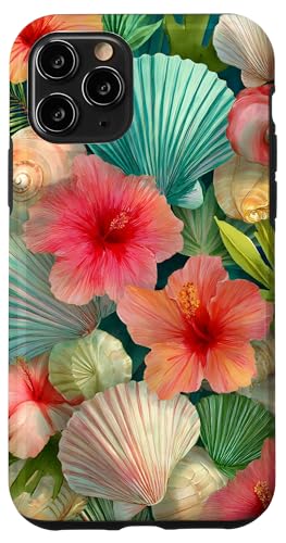 Hibiskus Blumen Muschel Sommer Natur Hülle für iPhone 11 Pro Hibiskus Blumen Muschel Sommer Natur Hülle für iPhone 11 Pro von Tropical Designs by Dennex