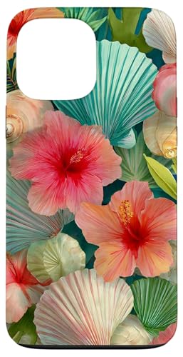 Hibiskus Blumen Muschel Sommer Natur Hülle für iPhone 13 Pro Max Hibiskus Blumen Muschel Sommer Natur Hülle für iPhone 13 Pro Max von Tropical Designs by Dennex