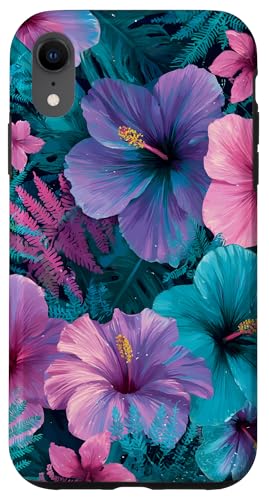 Hibiskus Floral Natur Sommer Hülle für iPhone XR Hibiskus Floral Natur Sommer Hülle für iPhone XR von Tropical Designs by Dennex
