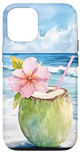 Kokosnuss Hibiskus Strand Natur Sommerurlaub Hülle für iPhone 12/12 Pro Kokosnuss Hibiskus Strand Natur Sommerurlaub Hülle für iPhone 12/12 Pro von Tropical Designs by Dennex