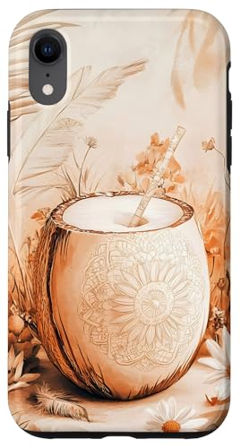Kokosnuss Sommer Natur Floral Hülle für iPhone XR Kokosnuss Sommer Natur Floral Hülle für iPhone XR von Tropical Designs by Dennex