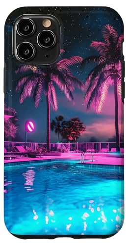 Pool Night Palm Sommerurlaub Hülle für iPhone 11 Pro Pool Night Palm Sommerurlaub Hülle für iPhone 11 Pro von Tropical Designs by Dennex