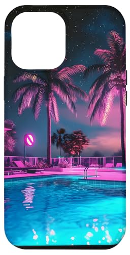 Pool Night Palm Sommerurlaub Hülle für iPhone 12 Pro Max Pool Night Palm Sommerurlaub Hülle für iPhone 12 Pro Max von Tropical Designs by Dennex