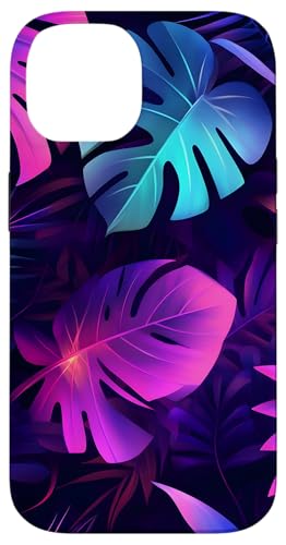 Tropische Blätter Natur Bunt Sommer Hülle für iPhone 14 von Tropical Designs by Dennex