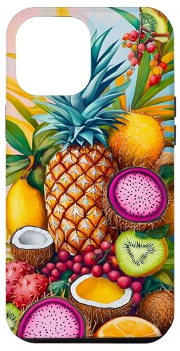 Tropische Früchte Ananas Kiwi Kokosnuss Zitrone Orange Hülle für iPhone 12 Pro Max Tropische Früchte Ananas Kiwi Kokosnuss Zitrone Orange Hülle für iPhone 12 Pro Max von Tropical Designs by Dennex