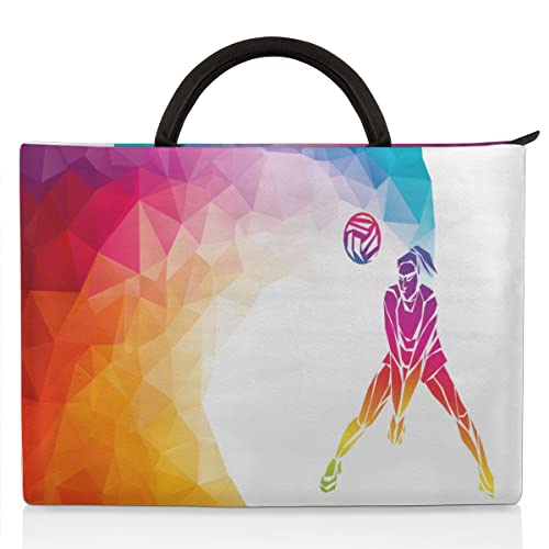 Laptophülle Volleyball Sport Player Laptop Hülle 15 15,6 16 17 Zoll Wasserdicht Mode Leicht Laptop Aktentasche Tasche Computer Abdeckung Tasche Organizer für Männer Frauen von TropicalLife