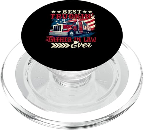 Best Truckin' Father In Law Ever Father's Day US Flag Driver PopSockets PopGrip für MagSafe Best Truckin' Father In Law Ever Father's Day US Flag Driver PopSockets PopGrip für MagSafe von Trucker Father's Day Costume