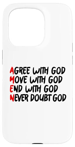 AMEN Hülle für iPhone 15 Pro AMEN Hülle für iPhone 15 Pro von True Believing Christian Tees
