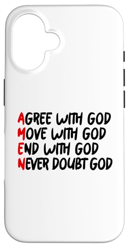 AMEN Hülle für iPhone 16 AMEN Hülle für iPhone 16 von True Believing Christian Tees