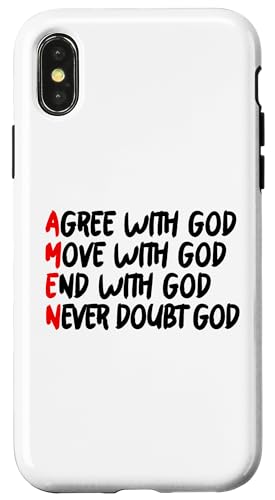 AMEN Hülle für iPhone X/XS AMEN Hülle für iPhone X/XS von True Believing Christian Tees