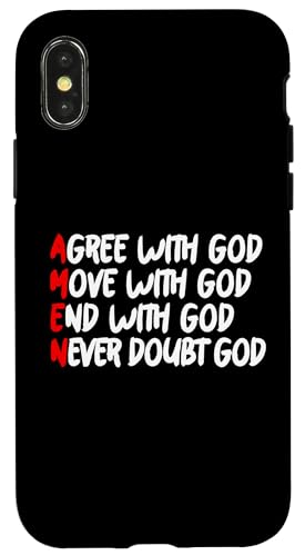 AMEN Hülle für iPhone X/XS AMEN Hülle für iPhone X/XS von True Believing Christian Tees